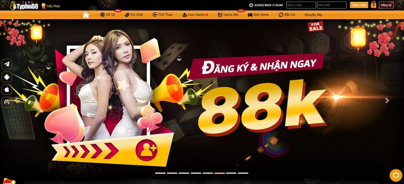 Khuyến mãi TYPHU88 luôn dành cho tân thủ